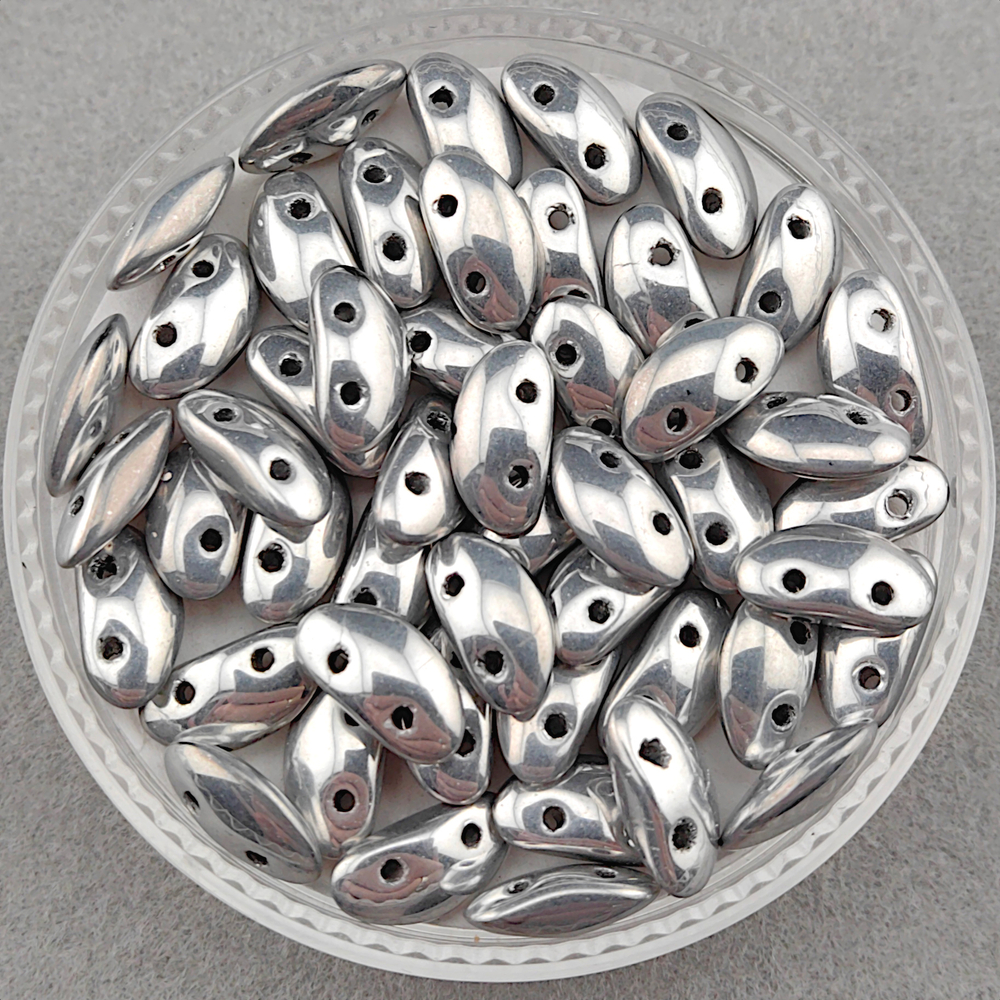 Бусины MobyDuo 8x3 мм, цвет Лабрадор (Crystal Labrador)