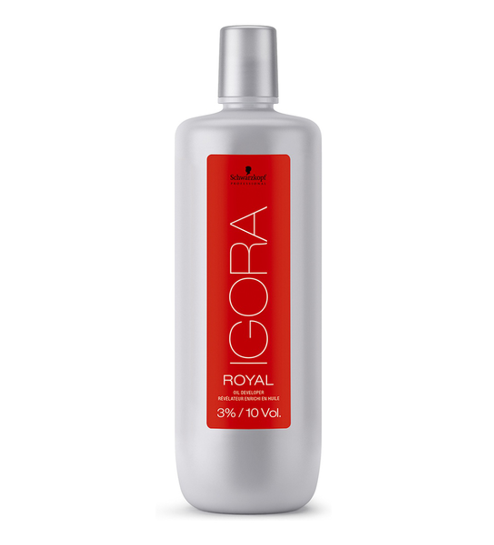 Лосьон-окислитель на масляной основе 3% Igora Royal Oil Developer, Schwarzkopf,  1000 мл