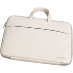 Warrior PU Laptop Bag Large Unisex Beige/Gray