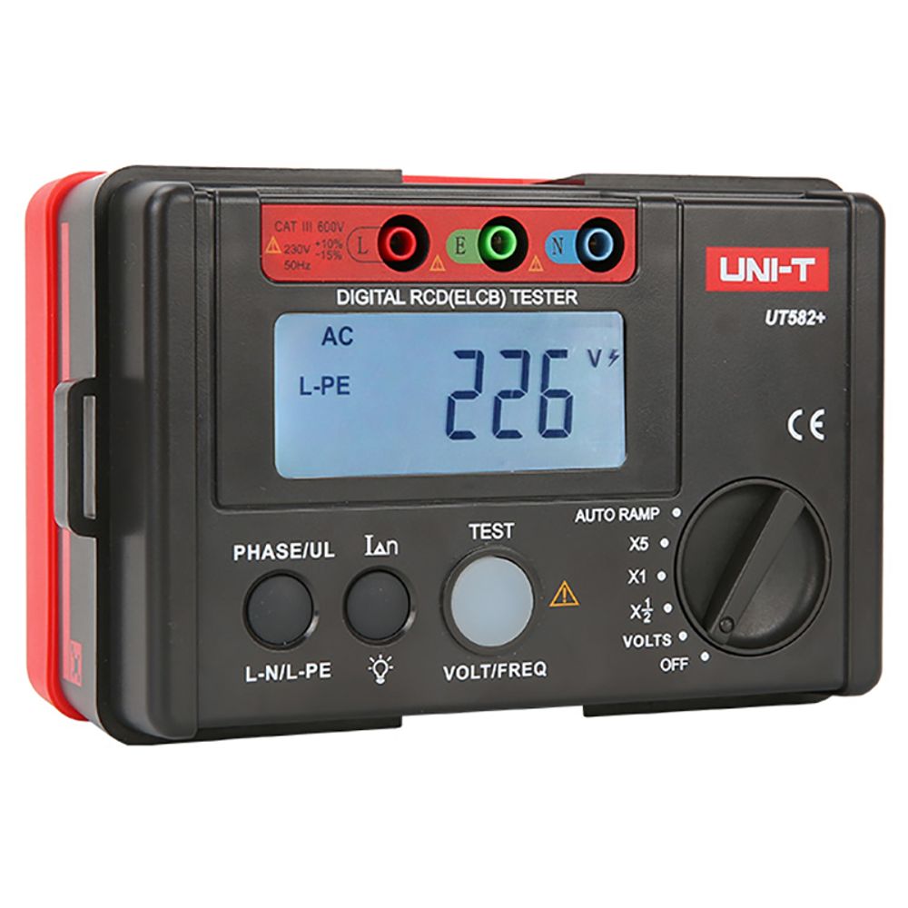 Тестер УЗО UNI-T UT582+, UNI-T