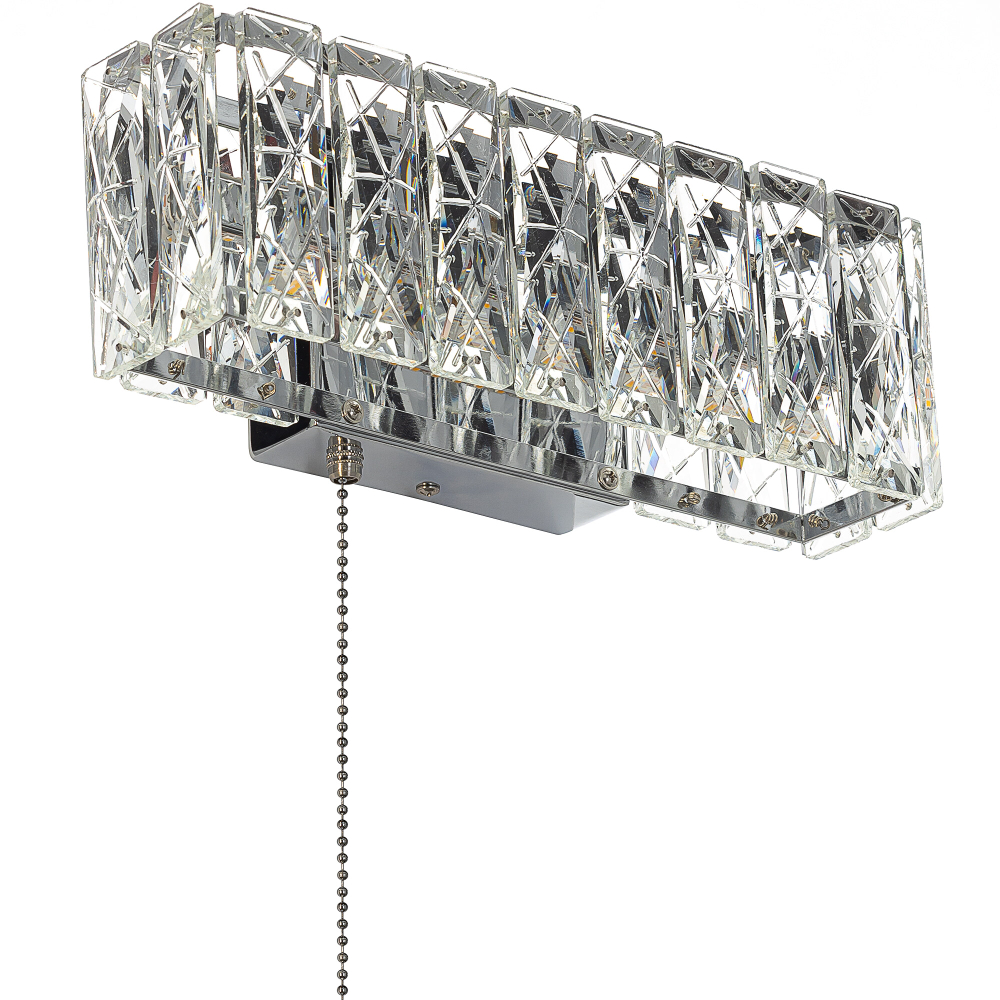 Citilux PALANT CL325312 LED Бра хрустальное с выключателем Хром