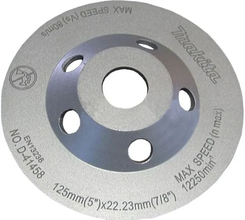 Алмазная чашка Makita D-41458 по бетону, 125×22,23 мм, грубая