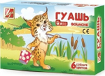 Гуашь 6 цветов 15 мл "Зоо" (Луч)