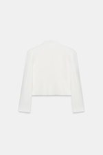 ПРИТАЛЕННЫЙ БЛЕЙЗЕР С ПОДПЛЕЧНИКАМИ И ПУГОВИЦАМИ — ZARA