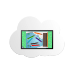 Детский интерактивный комплекс KidCloud 27P (1 экран)
