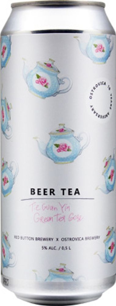 Пиво Рэд Баттон Бир Ти / Red Button Beer Tea 0.5 - банка
