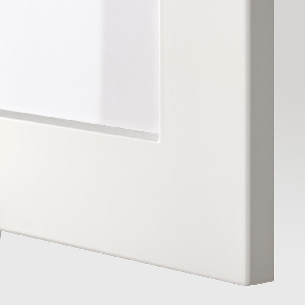 IKEA STENSUND  (ИКЕА СТЕНСУНД)  -  Дверь стеклянная - белый 40x40 см
