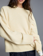Мужской джемпер boxy fit с круглым вырезом - BERSHKA