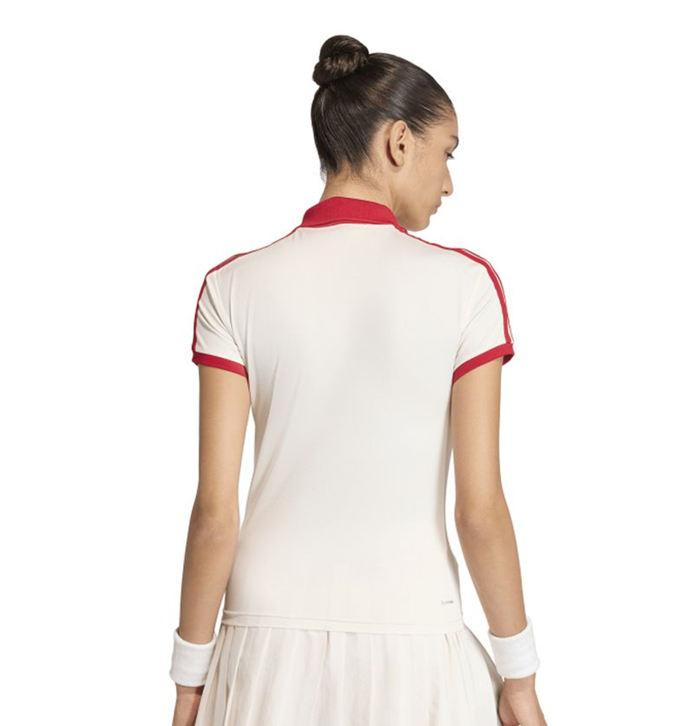 Женское поло Adidas Tennis Classics - chalk white