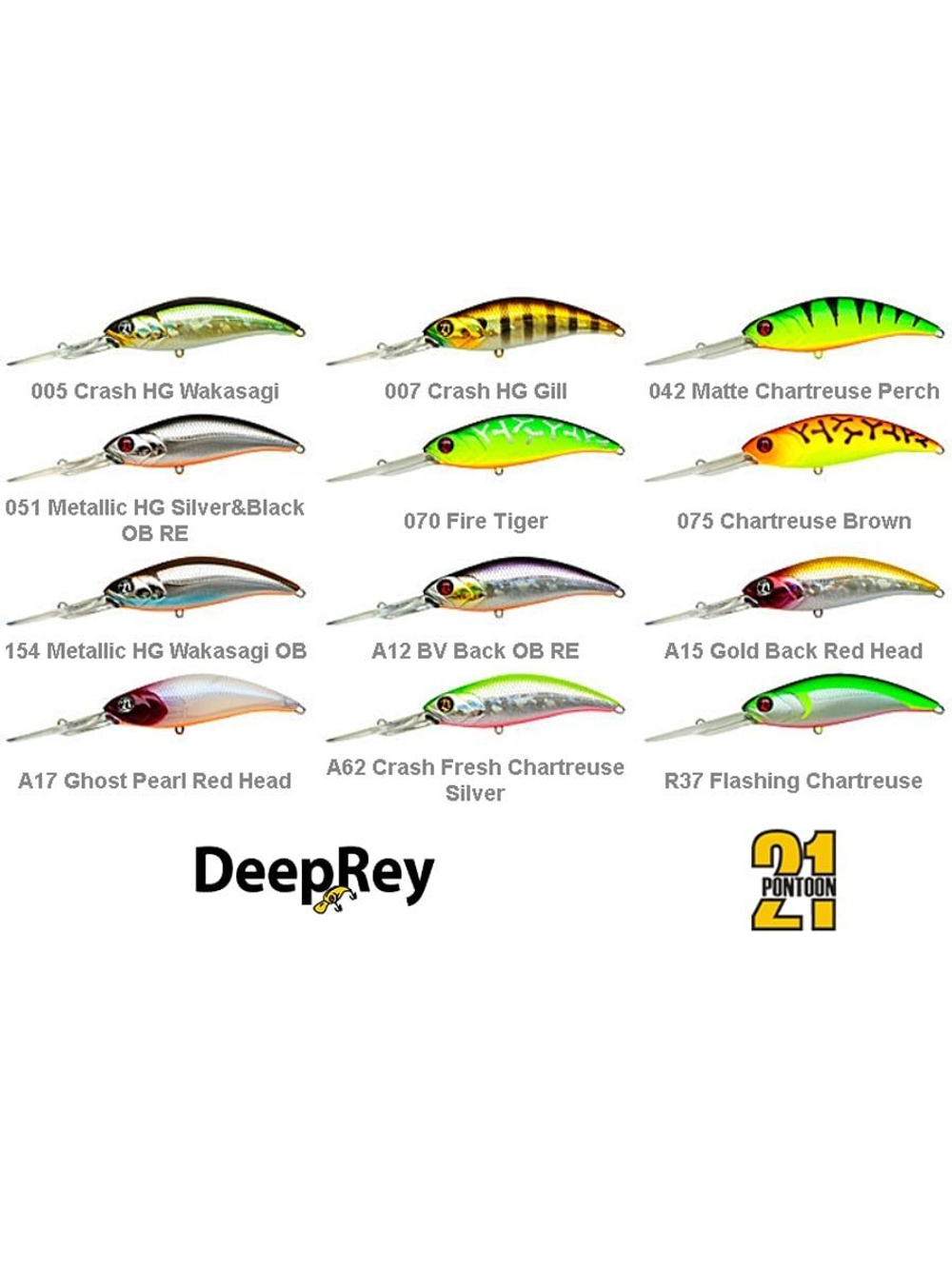Воблер для рыбалки Pontoon21 DeepRey 105F-DR, R37, 105мм, 32.9 гр., 4.0-5.0 м.