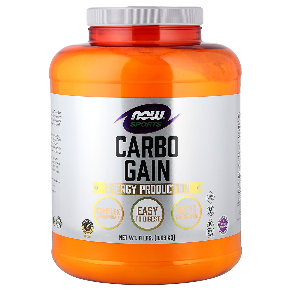NOW Foods, Sports, Carbo Gain, 3,63 кг (8 фунтов)