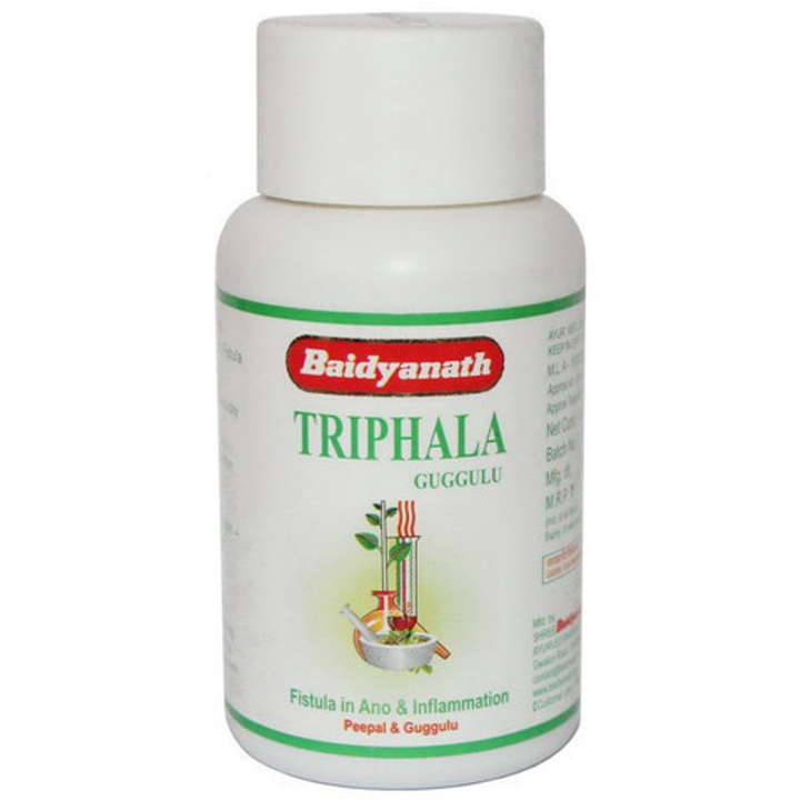 Baidyanath Triphala Guggulu Трифала Гуггул 375 мг 80 таб