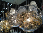 Pendant design lamp Tangle Globe by Artecnica (Gold)