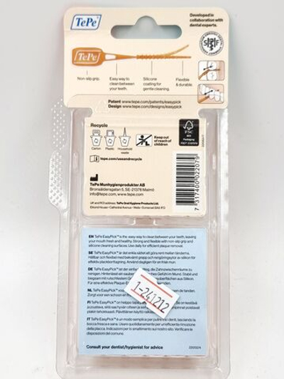 Межзубные ершики TePe EasyPick XS/S 60 шт. оранжевые