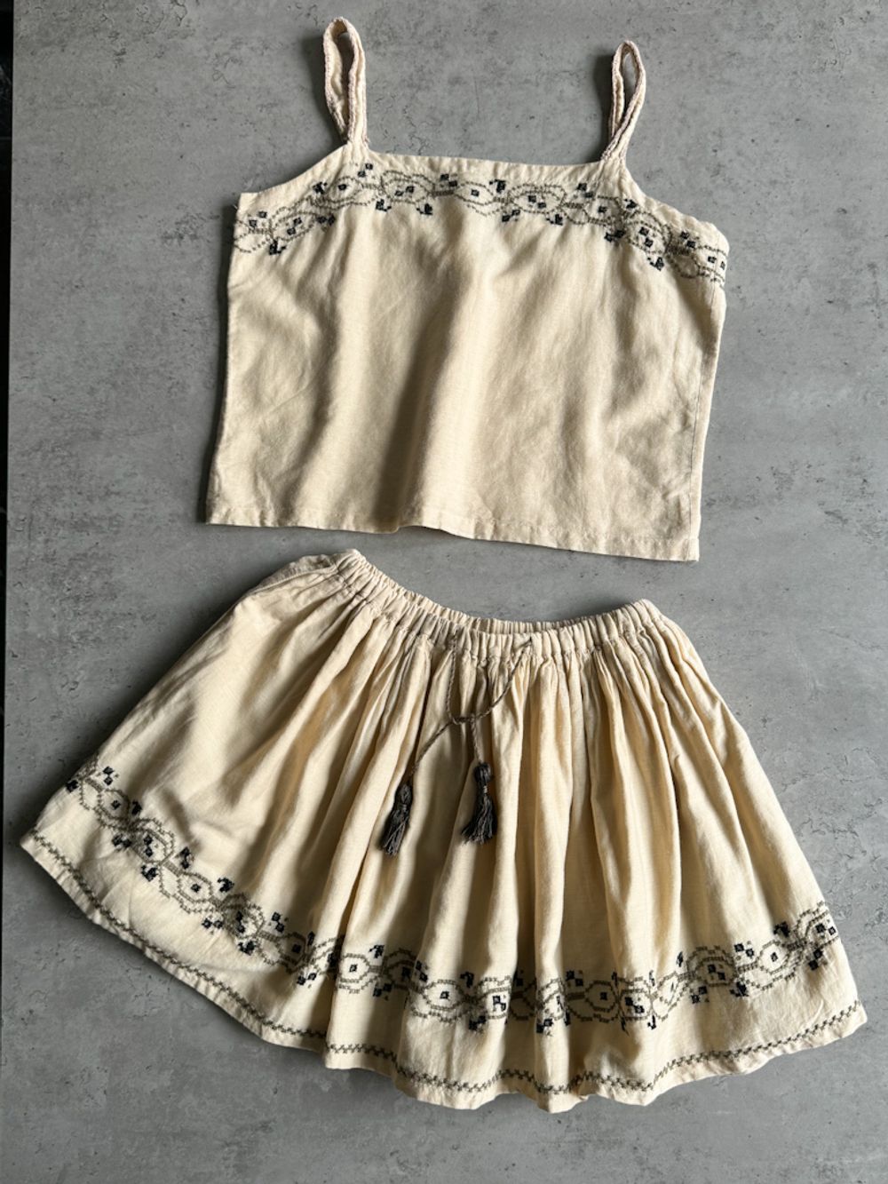 Хлопковый костюм Caramel, 140