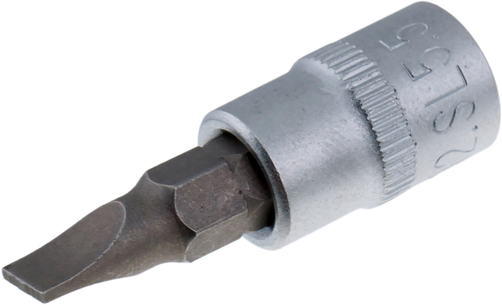 Торцевая головка короткая с битой 1/4" SL4, СТАНКОИМПОРТ, CS-14.12.SL4