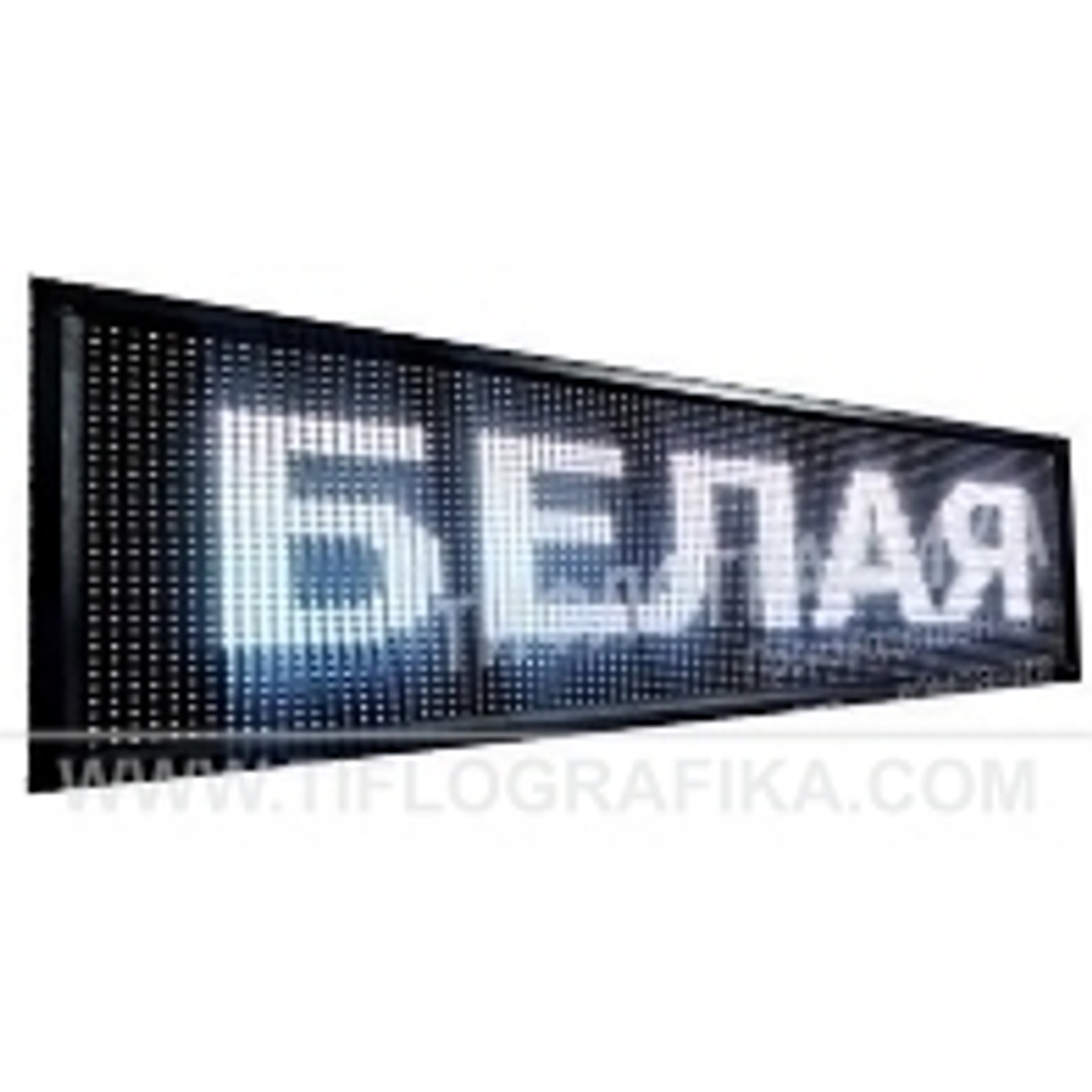 Светодиодное табло "Бегущая строка" белого свечения 880х720x90 мм