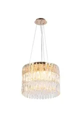 Люстра подвесная NewRgy 5060/8GD GOLD, 8×40 Вт, золотая