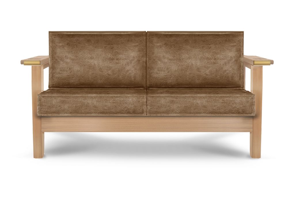 Диван Techno ясень (Дуб натуральный(natur-wood),Винилискожа Prado_1,Винилискожа PRADO-1)