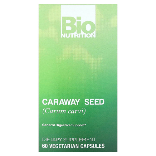 Bio Nutrition, тмин, 60 вегетарианских капсул (500 мг в 1 капсуле)