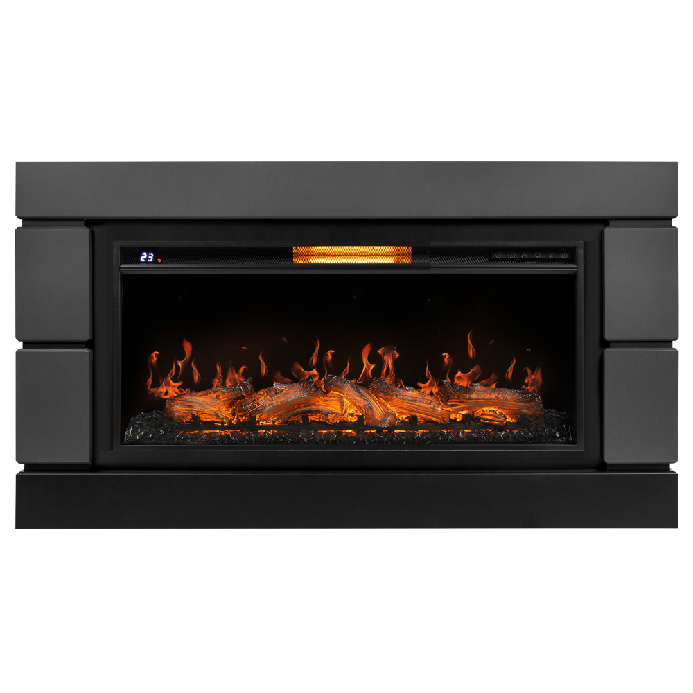 Каминокомплект: Очаг Royal Thermo Aurora RTFP/P-AR40LS, портал Moderno 42/40/36, графит