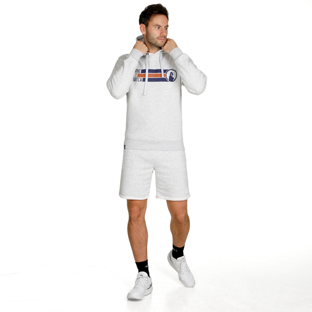 Мужские теннисные шорты Quiet Please Basic Lifestyle Shorts Men - Lightgrey, Dark Blue