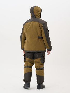 Костюм "ГОРНЫЙ -45" кур+п/к (Брезент/Таслан, хаки)
