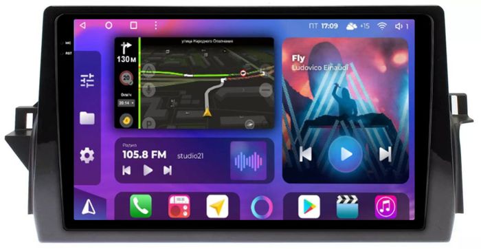 Магнитола для Toyota Camry 70 (75) 2021-2023 - FarCar S500-TS10 монитор 10.36" QLED на Android 14, Быстрая, CarPlay, 4G SIM-слот