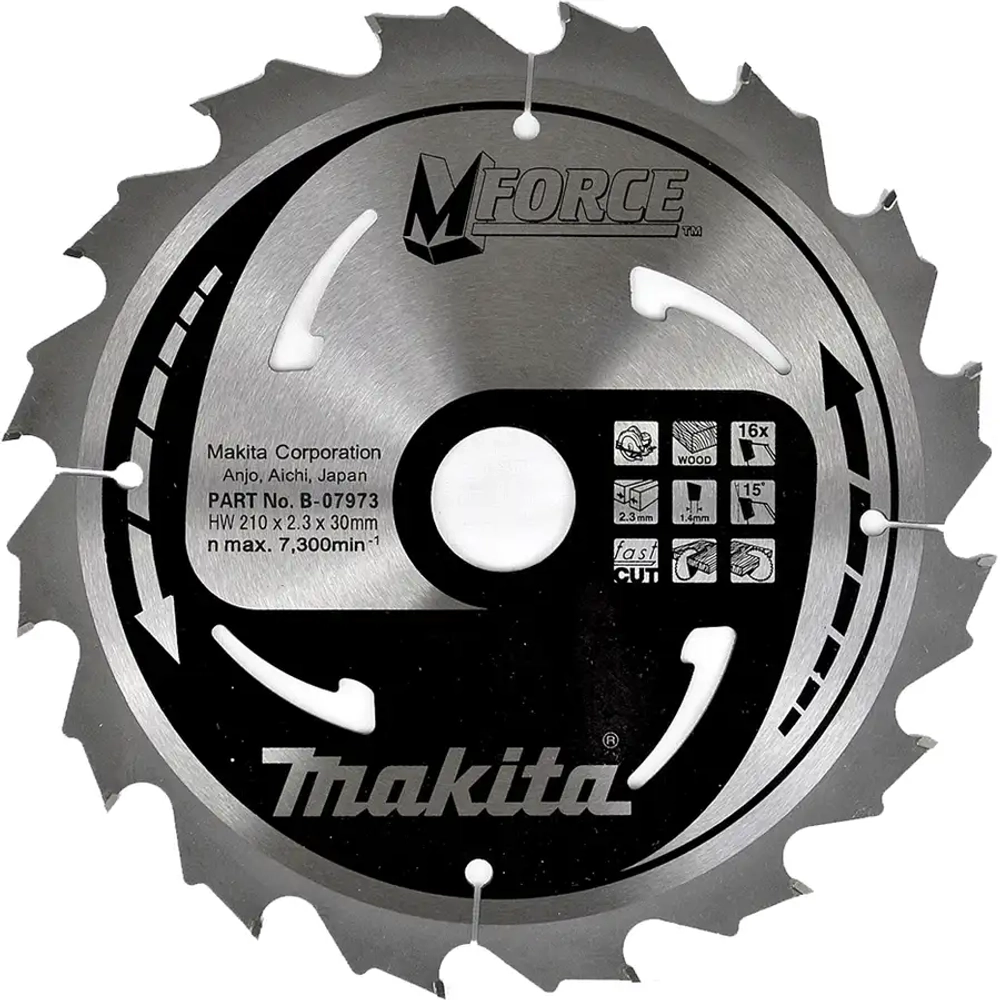 Пильный диск по дереву M-FORCE 235х30х2,3 мм/24 Makita B-31407