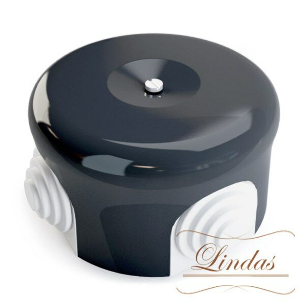 Распаечная коробка Графит Lindas / Ø 78 мм