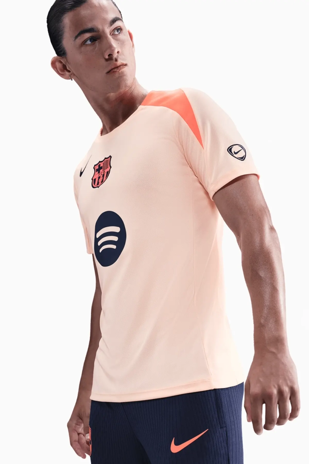 Футболка Nike FC Barcelona 25/26 Strike Third - оранжевый
