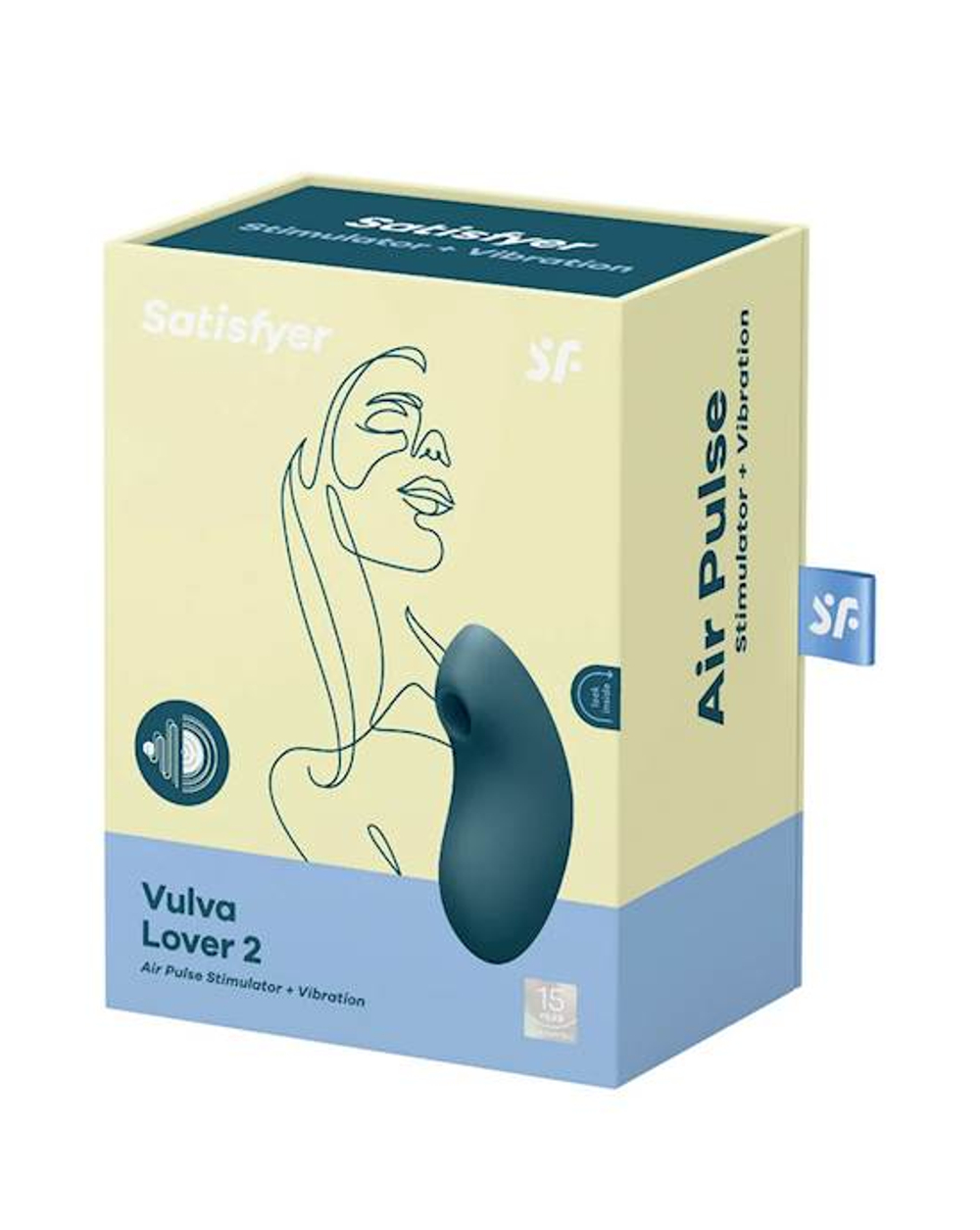 Satisfyer Vulva Lover 2 – вакуум-волновой стимулятор+вибратор