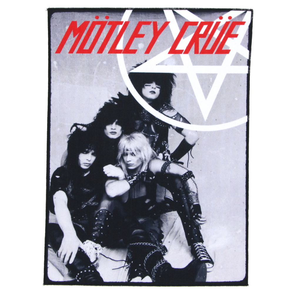 Нашивка спиновая Motley Crue