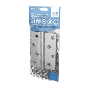 Петля универсальная ARMADILLO IN4500UC-BL 102x75x3 INOX304 SN матовый никель /32497/ (1 шт)
