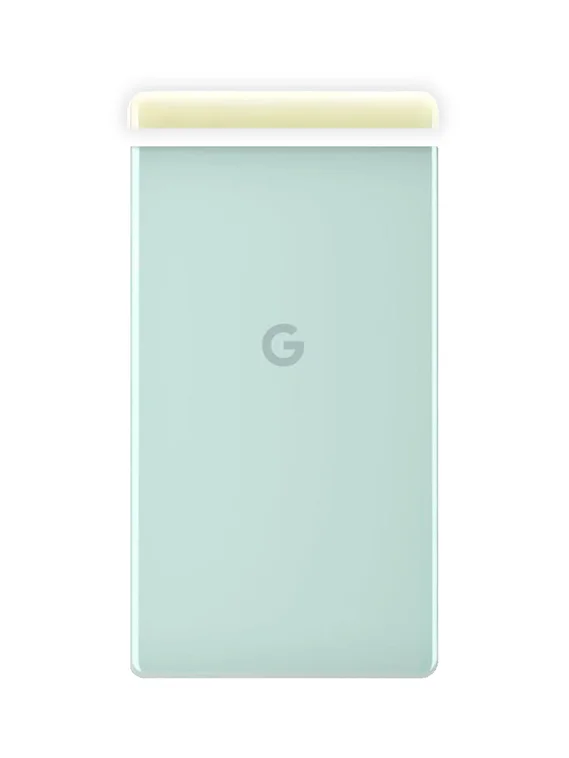Комплект задняя и верхняя крышка для Google Pixel 6 зеленая (Sorta seafoam)