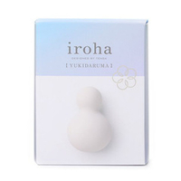 Белый вибратор 8,5см Iroha Yukidaruma IHM-21