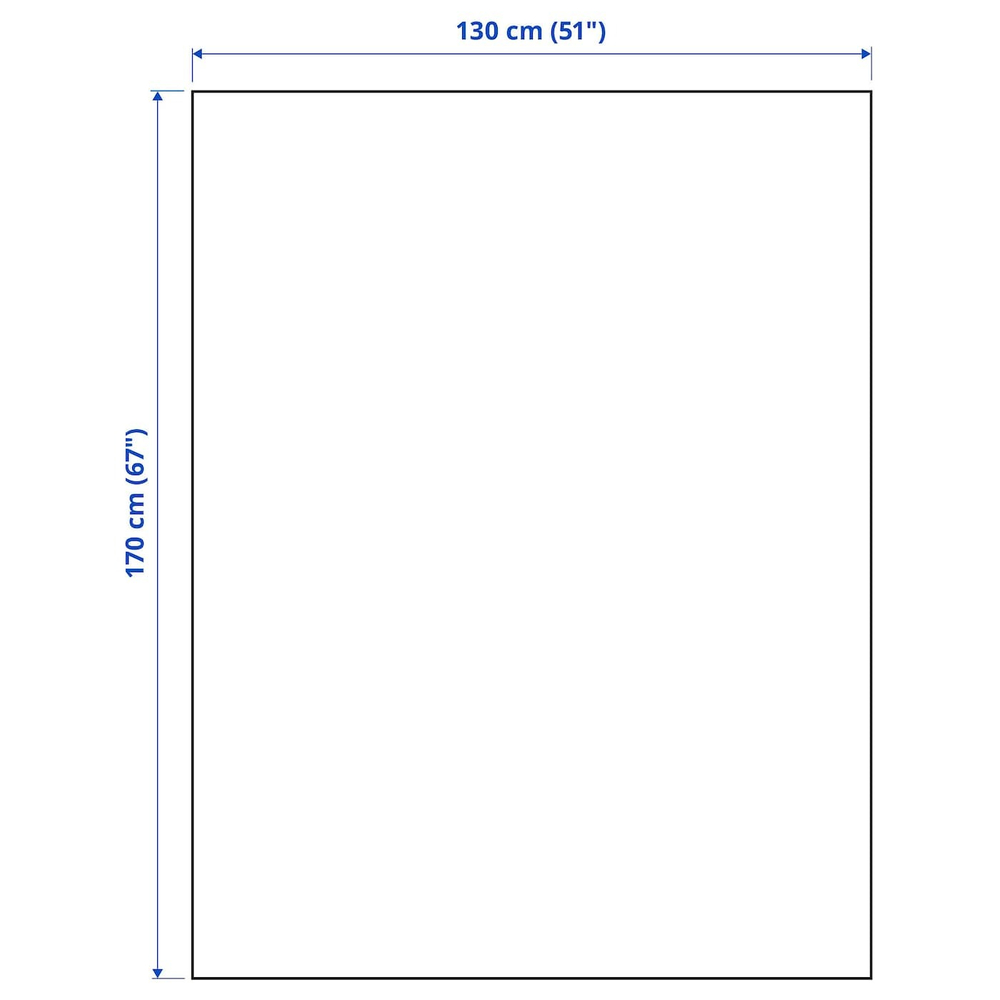 IKEA MYRULL  (ИКЕА МЙРУЛЛ)  -  Одеяло, красное, 130x170 см