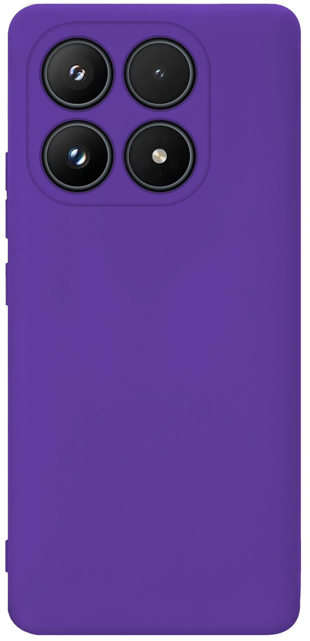 Мягкий Soft Touch чехол из силикона для XIAOMI 17 с бархатной подкладкой