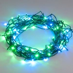 Гирлянда занавес на ель мульти 0,45*1,5м IP20 200-003 мульти, LED