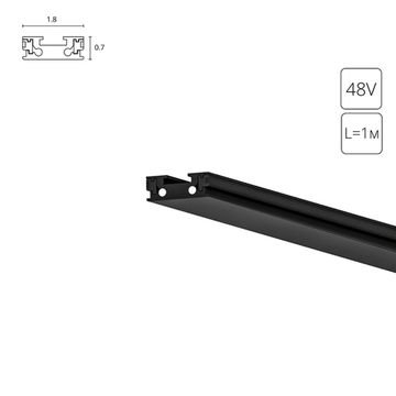 Магнитный трековый шинопровод 1 метр A613106 чёрный Rapid-Accessories Arte Lamp