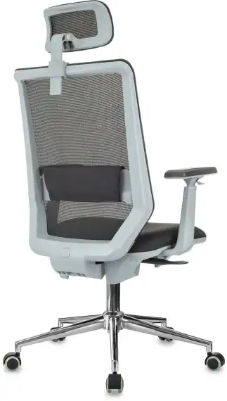 Кресло эргономичное Бюрократ MC-G612N-H черный Elastic-102 Neo Black сетка/ткань с подголов. крестов. металл хром