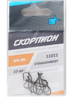 Крючок "O'Shaughnessy" (Скорпион) №6