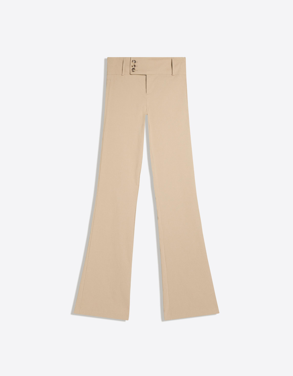 Женские брюки клеш из бенгалина - BERSHKA
