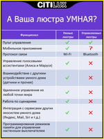 Потолочный светодиодный светильник Citilux Диамант Смарт CL713A100G