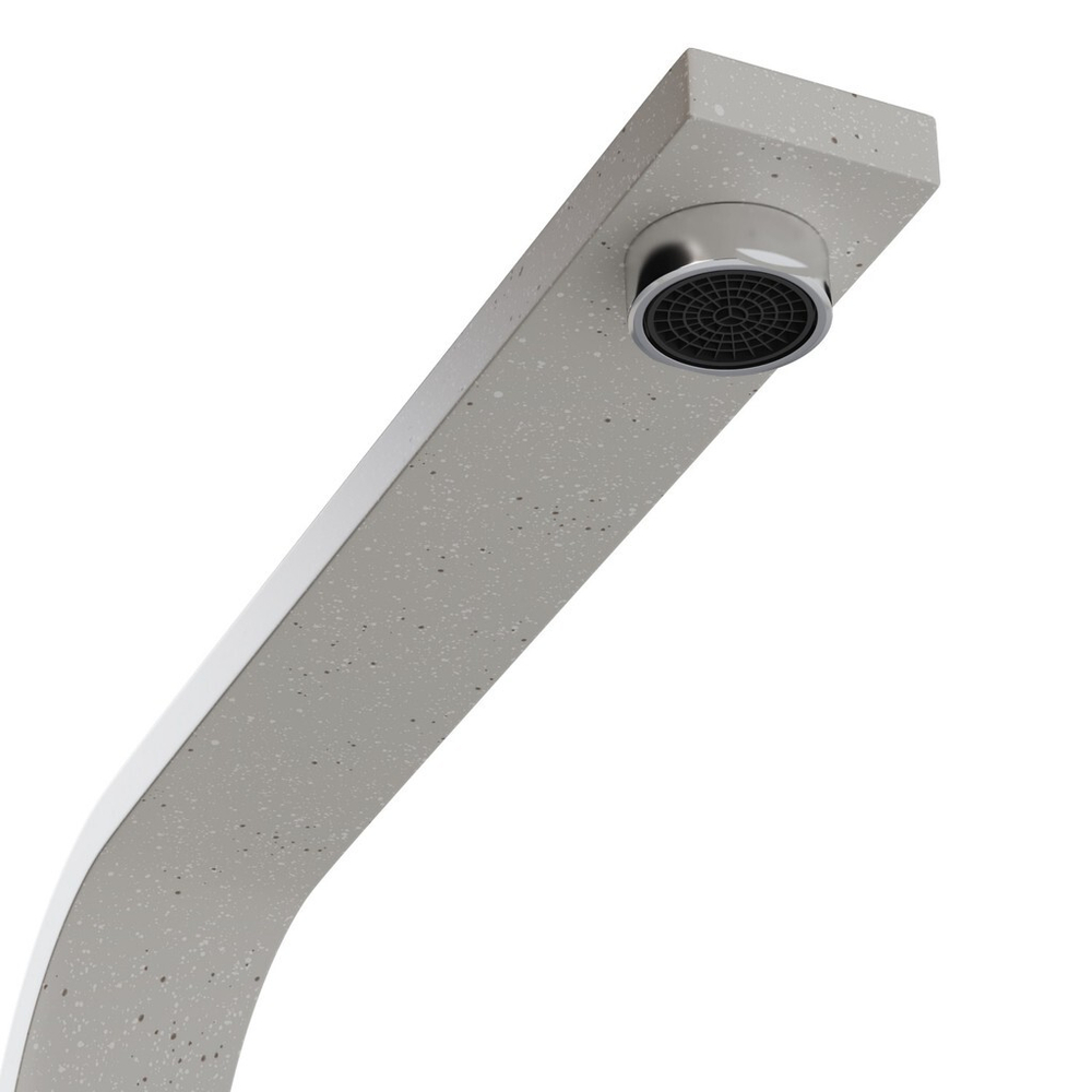 Смеситель для кухни 35к MIXLINE МЛ-ГС14 (ML-GS14) (331) белый высок. излив