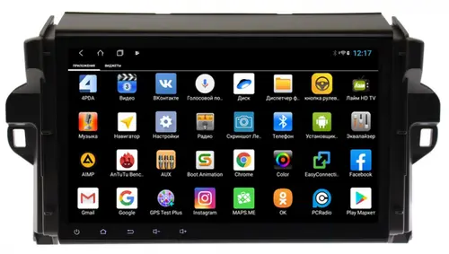 Магнитола для Toyota Fortuner 2015-2022 - Parafar PF589XHD на Android 13, CarPlay, 4G SIM-слот