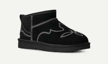 UGG Угги Western Classic Ultra Mini, черный