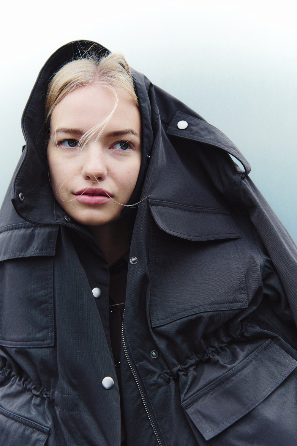 Куртка-карго из габардина - H&M
