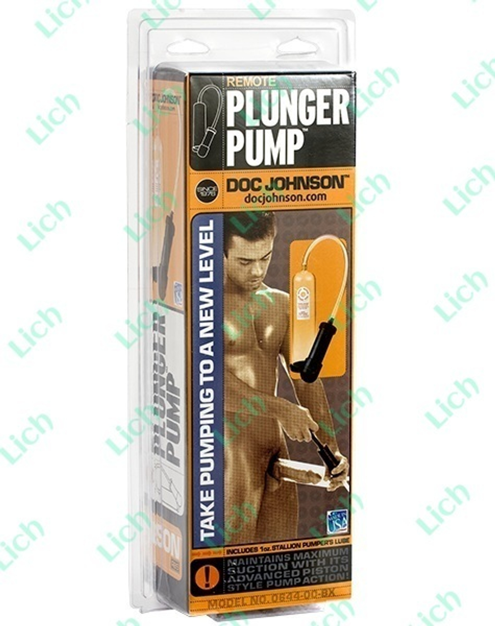 Вакуумная мужская помпа REMOTE PLUNGER