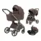 Коляска 3 в 1 Luxmom Aurum Dark Brown
